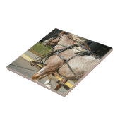 paarden tegeltje (Zijkant)