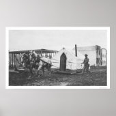 Paarden Tent Anchorage 1916 Poster (Voorkant)