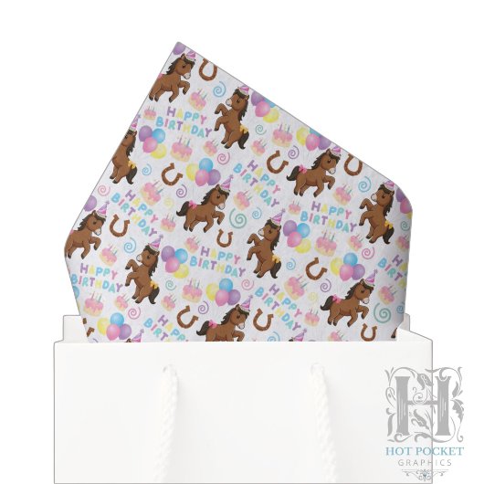 Paarden Tissue Papier or more naturally in Dutch: