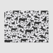 Paarden Tkwestie- of losbladpapier Tissuepapier (Voorkant)