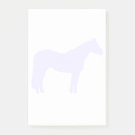 Paarden Trainer Bedrijf Blauw Eenvoudig en Modern Post-it® Notes