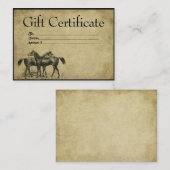 Paarden - Tussen vrienden - Prim Cadeauwagen Kortingskaartje (Voorkant / Achterkant)