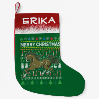 Paarden Ugly kerstSweater Wildlife Series Kleine Kerstsok
