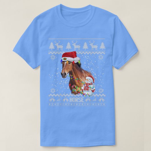 Paarden Ugly KerstSweaters T-shirt (Design voorkant)