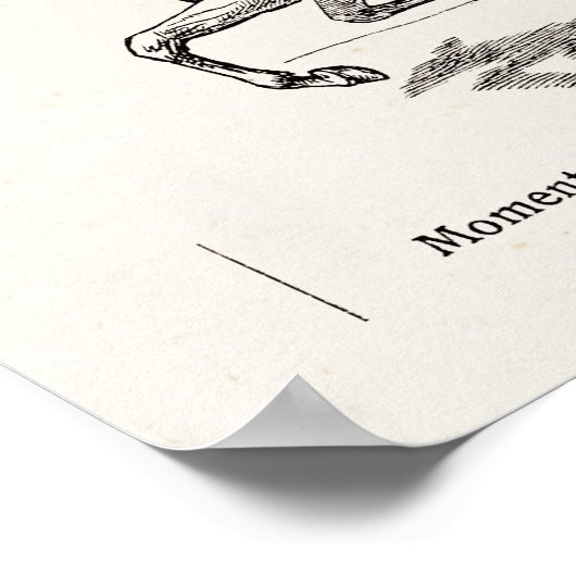  paarden uit de jaren 1800, die geïllustreerd zijn poster (Hoek)