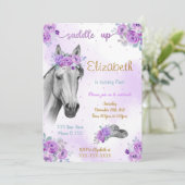 Paarden Uitnodiging (Staand voorkant)