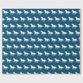 Paarden uitvoeren Kies uw kleur Cadeaupapier (Vlak)