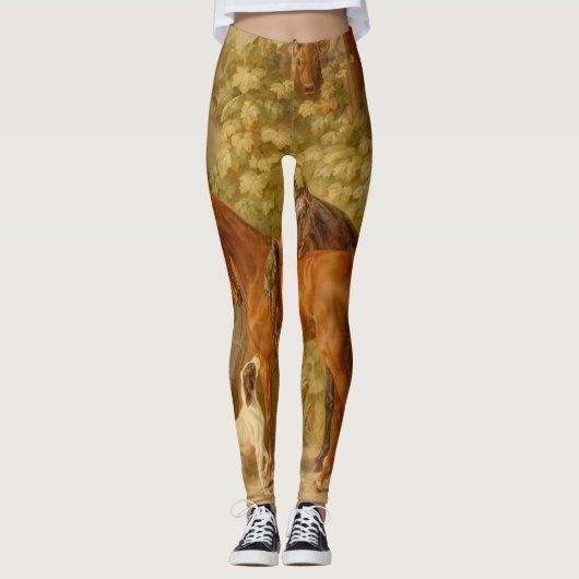 Paarden van Albrecht Adam Leggings (Voorkant)