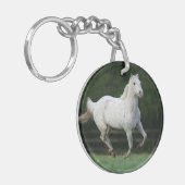 Paarden van Appaloosa die 1 lopen Sleutelhanger (Voorkant Links)