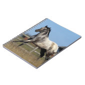 Paarden van Appaloosa die lopen 3 Notitieboek (Linkerzijde)