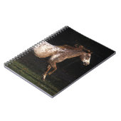 Paarden van Appaloosa die lopen 4 Notitieboek (Linkerzijde)