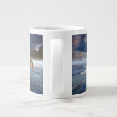 Paarden van Arabieren "Paarden van Stellar Island" Grote Koffiekop (Achterkant)