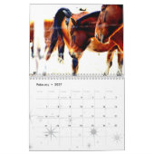 Paarden van de Flint Hills Kalender (Feb 2027)