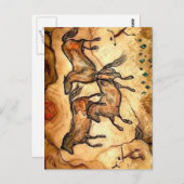 Paarden van de grot ** briefkaart (Voorkant / Achterkant)