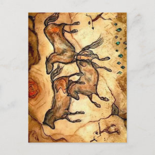 Paarden van de grot ** briefkaart