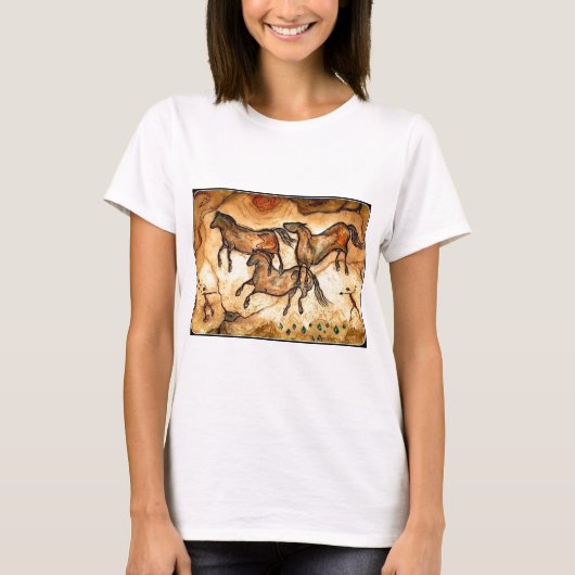 Paarden van de grot ** t-shirt (Voorkant)
