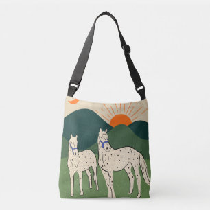 Paarden van de Highland Crossbody Tas