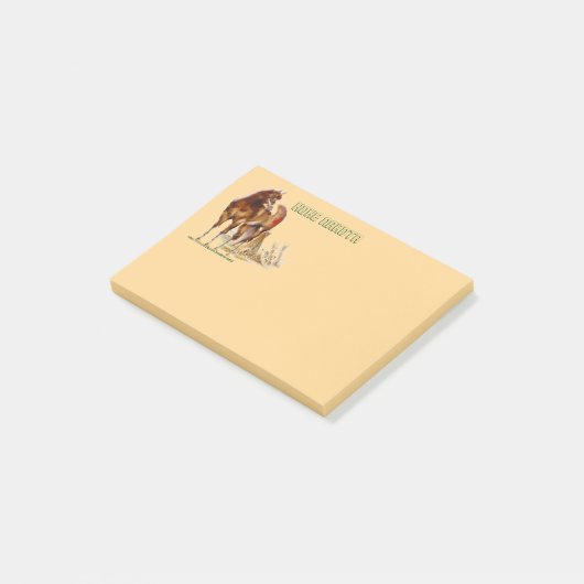 "Paarden van de Hohe Nakota" Post-it® Notes (Schuin)