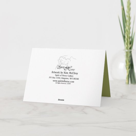 Paarden van de Kaart van de Nota van Vier (Achterkant)