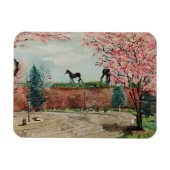 Paarden van de stadswacht magneet (Horizontaal)