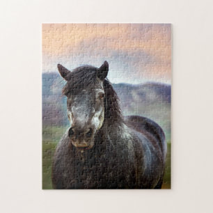 Paarden van de Verenigde Staten. Jigzaag Puzzle Legpuzzel