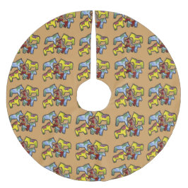 Paarden van een andere kleur kerstboomrok kerstboom rok