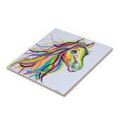 Paarden van een andere kleur tegeltje (Zijkant)