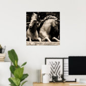 Paarden van Florence afdrukken Poster (Thuiskantoor)