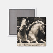 Paarden van Florence, Italië Magneet (Voorkant / Achterkant)