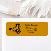 Paarden van galoping Wild en Free Etiket (Insitu)