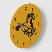 Paarden van galoping Wild en Free Grote Klok (Hoek)