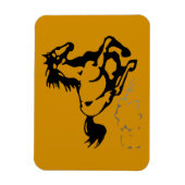 Paarden van galoping Wild en Free Magneet (Verticaal)