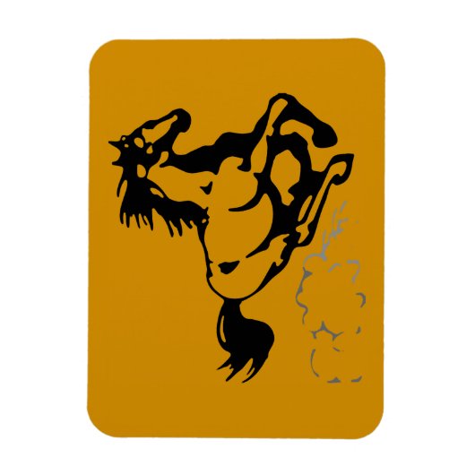 Paarden van galoping Wild en Free Magneet (Verticaal)