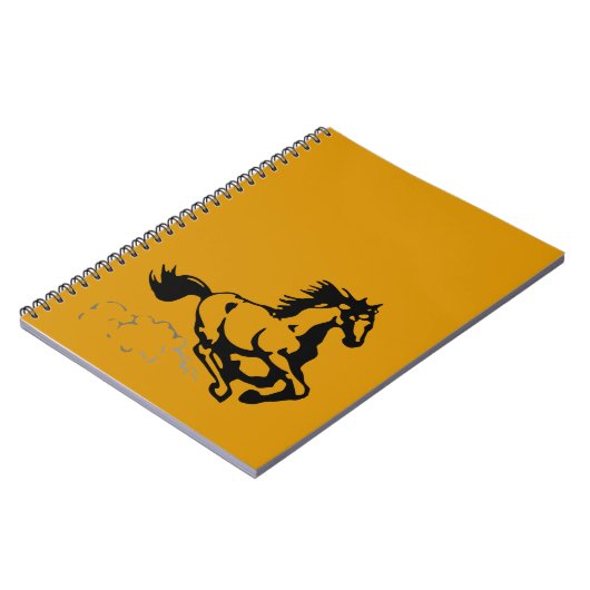 Paarden van galoping Wild en Free Notitieboek (Linkerzijde)