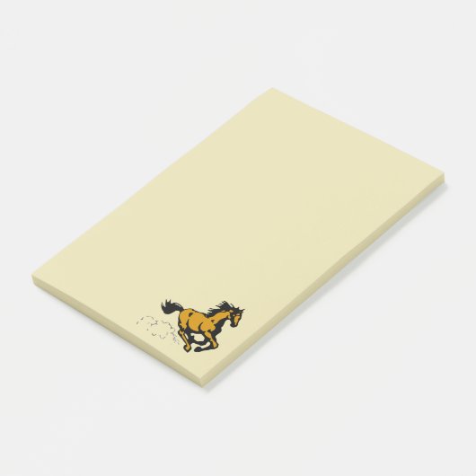 Paarden van galoping Wild en Free Post-it® Notes (Schuin)
