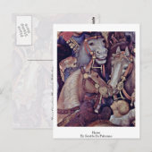 Paarden van Gentile da Fabriano Briefkaart (Voorkant / Achterkant)