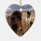 Paarden van IJsland Keramisch Ornament (Rechts)