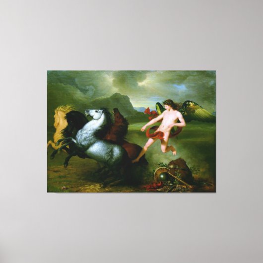 Paarden van Mars Fine Art Canvas Print (Voorkant)