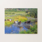 Paarden van Montana. Legpuzzel (Horizontaal)