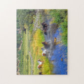 Paarden van Montana. Legpuzzel (Verticaal)