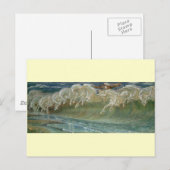 * Paarden van Neptune* door Walter Crane Briefkaart (Voorkant / Achterkant)