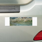 * Paarden van Neptune* door Walter Crane Bumpersticker (Op auto)
