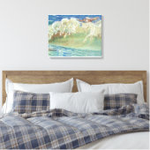 Paarden van Neptunus door Walter Crane Canvas Afdruk (Insitu (Slaapkamer))