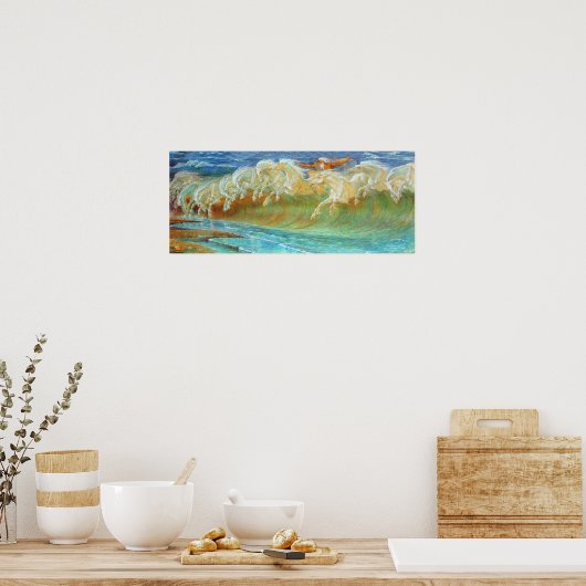 Paarden van Neptunus Poster (Keuken)