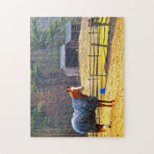 Paarden van New Hampshire. Legpuzzel (Verticaal)