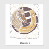 Paarden van paarden sticker (Vel)
