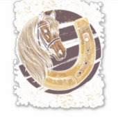 Paarden van paarden sticker (Voorkant)