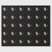 Paarden van paardenwinterwinterpaarden met paarden cadeaupapier (Vlak)