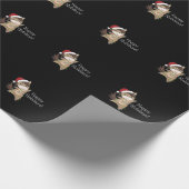 Paarden van paardenwinterwinterpaarden met paarden cadeaupapier (Hoek)