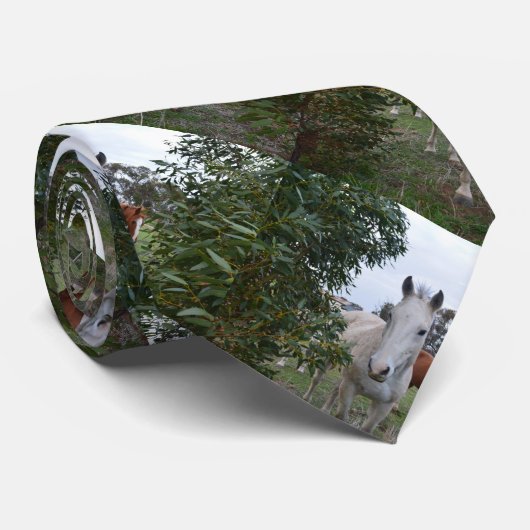 Paarden van peekaboo stropdas (Opgerold)